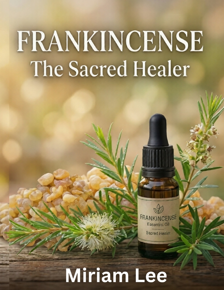 Frankincense Essential Oil: THE SACRED HEALER: A Complete Guide to Benefits, Usage & Blending cover