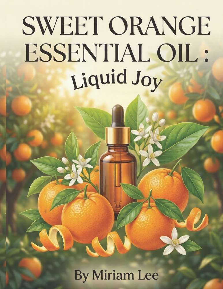 Sweet Orange Essential Oil: LIQUID JOY: A Complete Guide to Benefits, Usage & Blending cover
