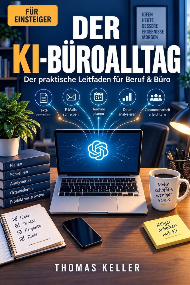 Der KI-Büroalltag: Ein umfassender Leitfaden für Einsteiger und Fortgeschrittene cover
