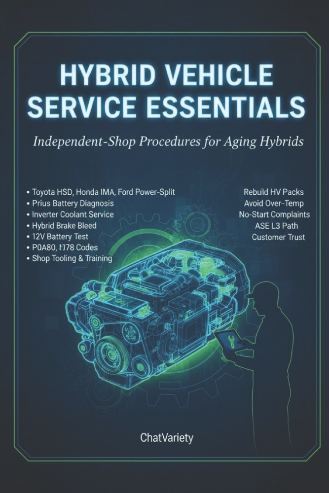 Hybrid Vehicle Service Essentials: Independent-Shop Procedures for Aging Hybrids cover
