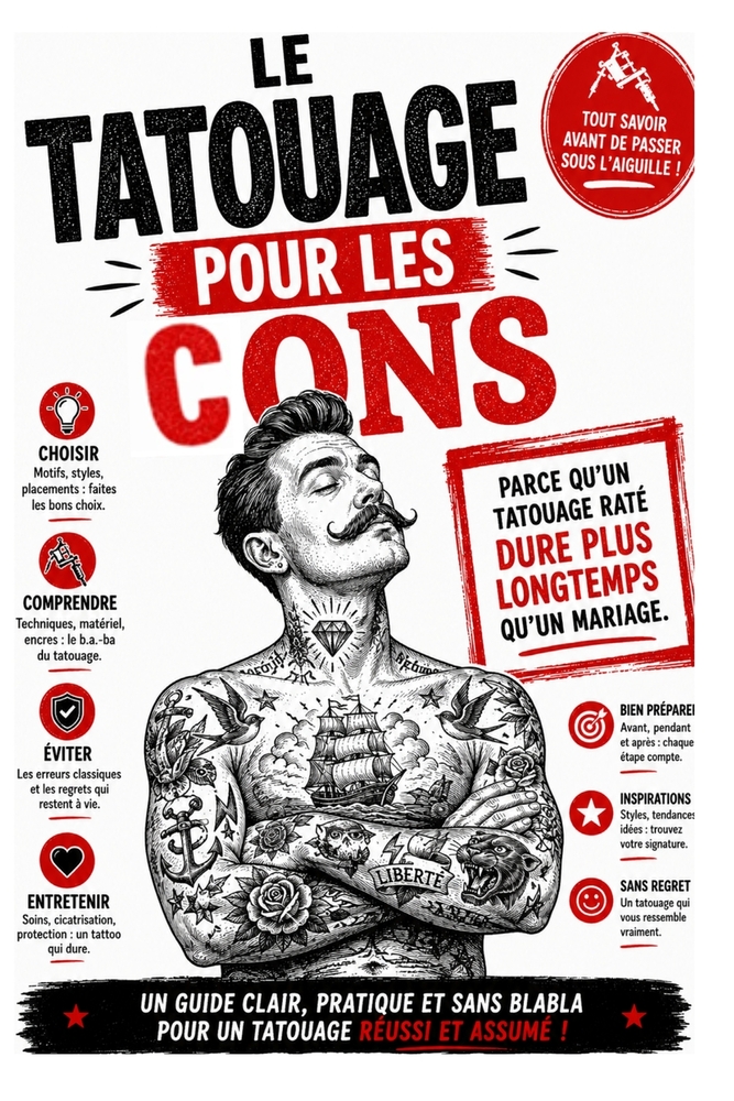Le Tatouage Pour Les Cons: Parce qu'un tatouage raté dure plus longtemps qu'un mariage cover