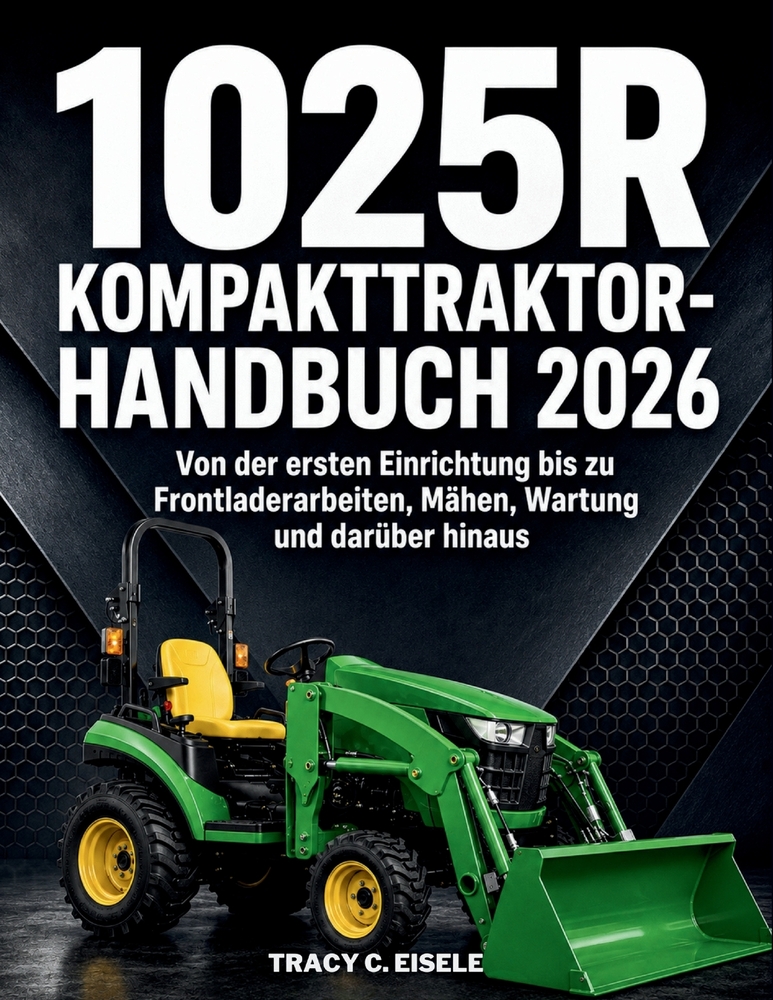 1025R Kompakttraktor-Handbuch 2026: Von der ersten Einrichtung bis zu Frontladerarbeiten, Mähen, Wartung und darüber hinaus cover