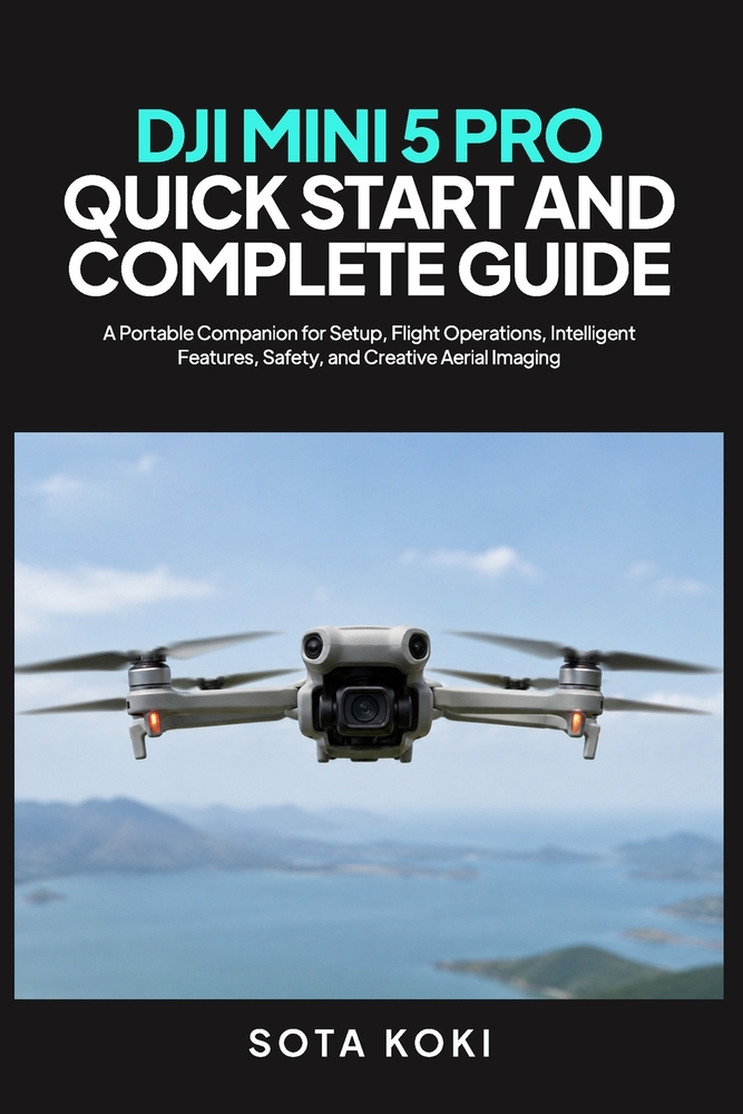 Dji Mini 5 Pro Quick Start and Complete Guide: A Portable Companion for Setup, Flight Operations, Intelligent Features, Safety, and Creative Aerial Im cover