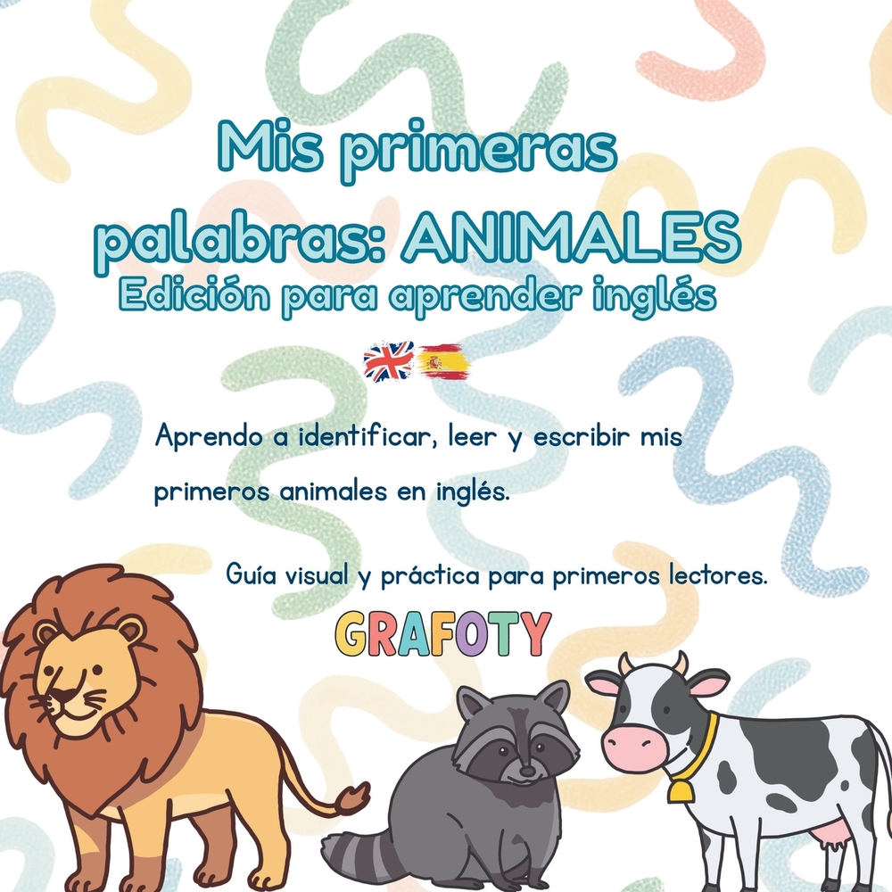 Mis primeras palabras: ANIMALES: Descubre, identifica y aprende los nombres de los animales cover