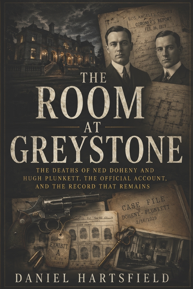 The Room at Greystone: The Deaths of Ned Doheny and Hugh Plunkett, the Official Account, and the Record That Remains cover