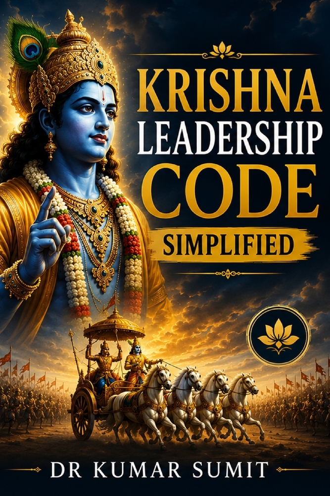 Krishna Leadership Code Simplified: A Modern Guide to Leadership, Strategy, Decision-Making, Influence, Personal Mastery, and Organizational Success I cover