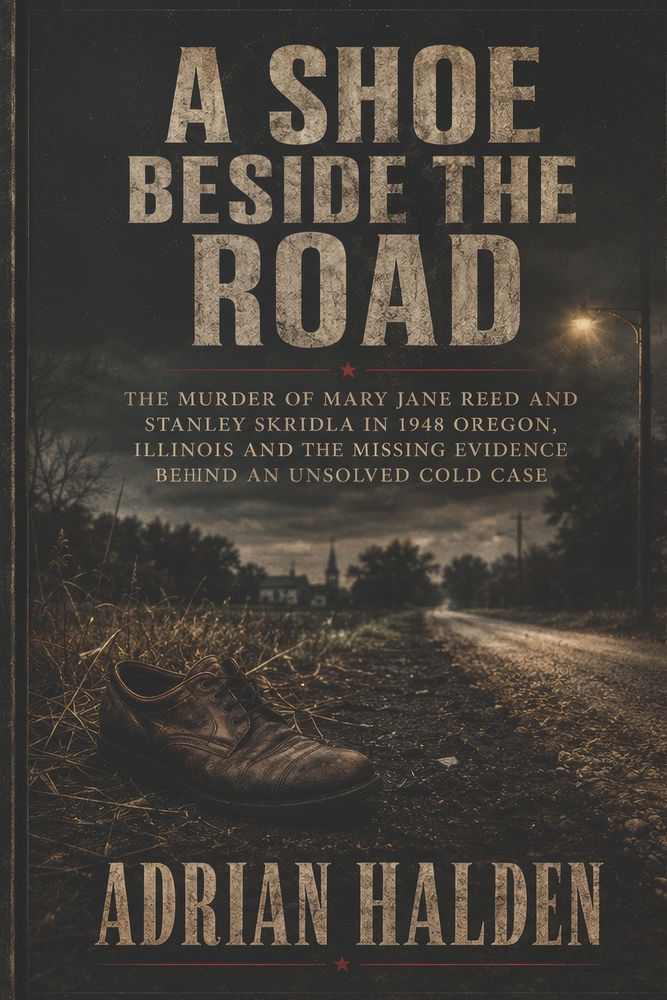 A Shoe Beside the Road: The Murder of Mary Jane Reed and Stanley Skridla in 1948 Oregon Illinois and the Missing Evidence Behind an Unsolved Cold Case cover
