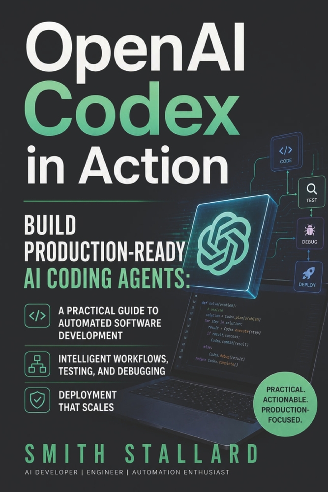 OpenAI Codex in Action: Build Production-Ready AI Coding Agents: A Practical Guide to Automated Software Development, Intelligent Workflows, Testing, cover