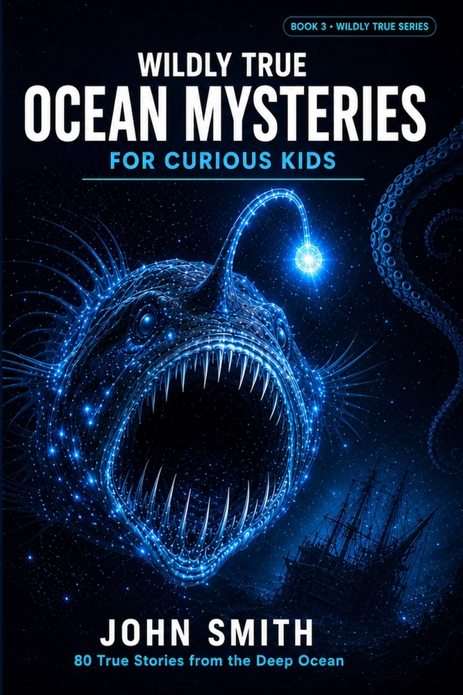 Wildly True Ocean Mysteries for Curious Kids: Amazing Ocean Facts and True Deep Sea Mysteries for Ages 8-14 cover