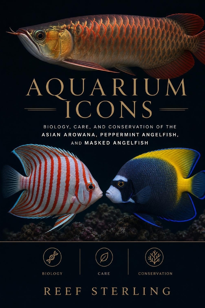 Aquarium Icons: Biology, Care, and Conservation of the Asian Arowana, Peppermint Angelfish, and Masked Angelfish cover