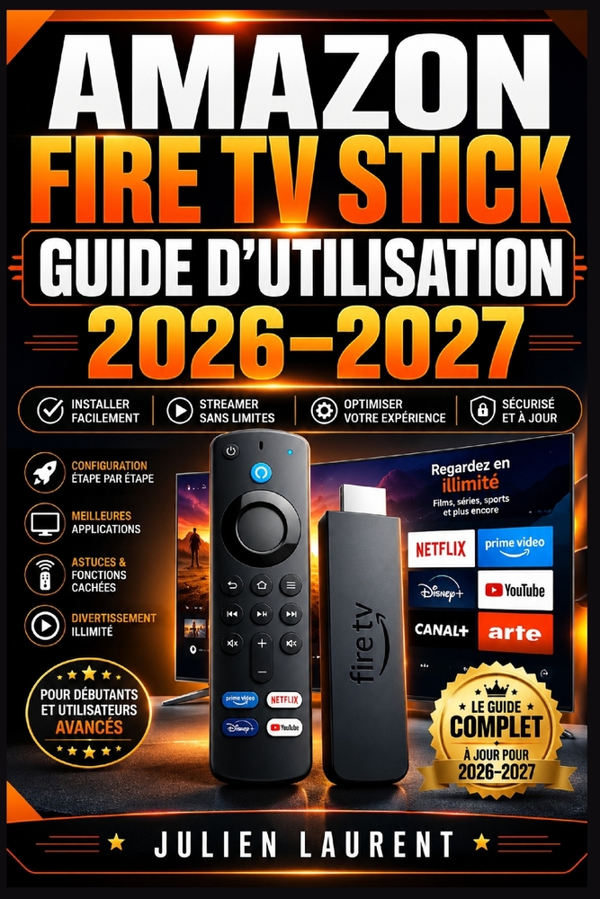 Amazon Fire TV Stick Guide d'Utilisation 2026-2027: Maîtrisez Votre Lecteur Multimédia: Installation Facile, Applications Incontournables, Paramètres cover