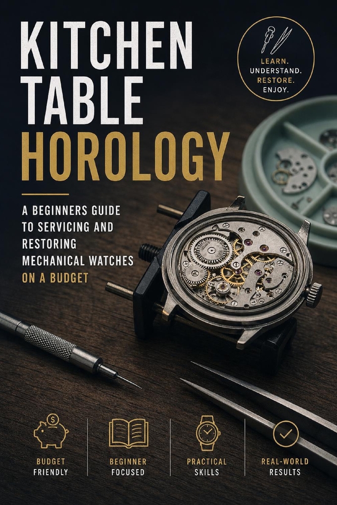 Kitchen Table Horology: A Beginner's Guide to Servicing and Restoring Mechanical Watches on a Budget cover