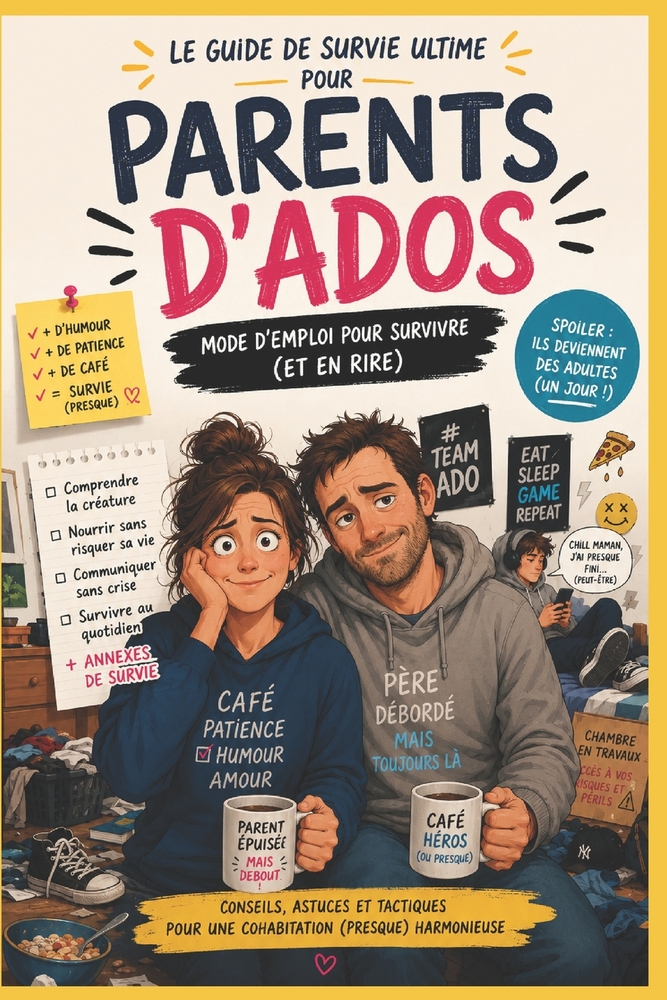 Les 20 règles d'or pour survivre à son adolescent: Les 20 règles d'or pour survivre à son adolescent Guide de survie drôle et bienveillant pour traver cover