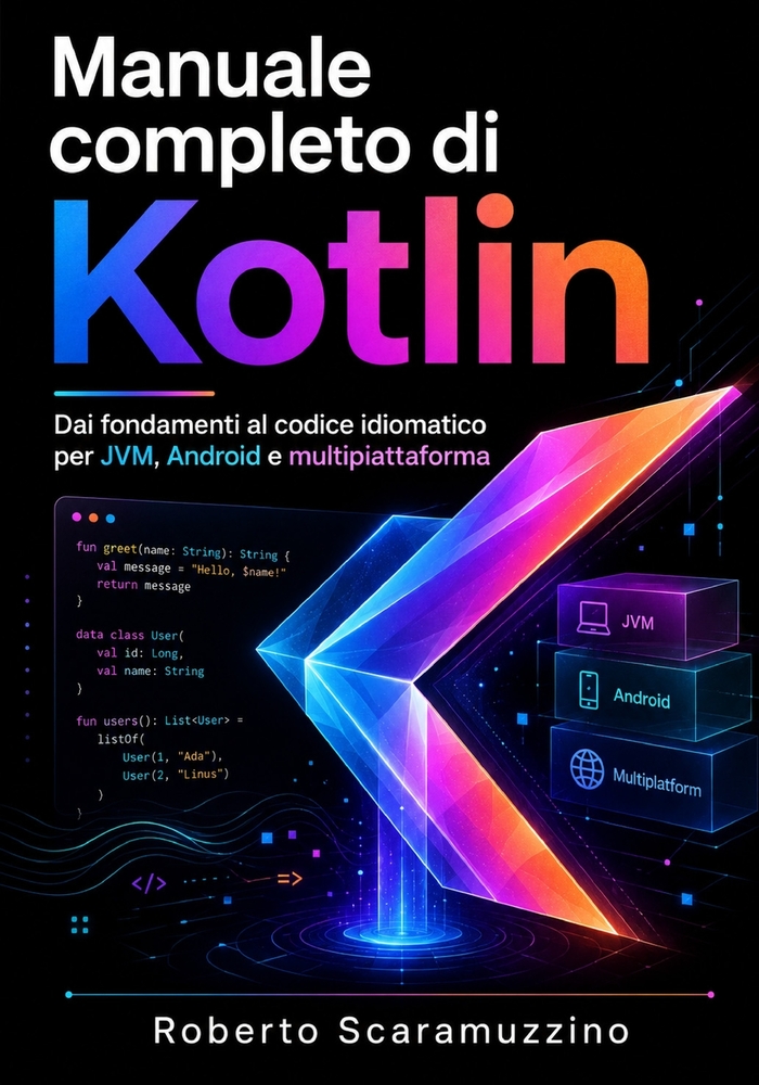 Manuale Completo Di Kotlin: Dai fondamenti al codice idiomatico per JVM, Android e multipiattaforma cover