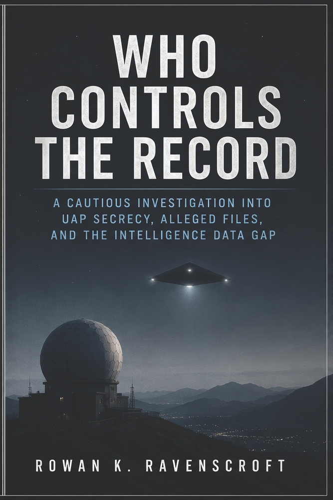 Who Controls the Record: A Cautious Investigation into UAP Secrecy, Alleged Files, and the Intelligence Data Gap cover