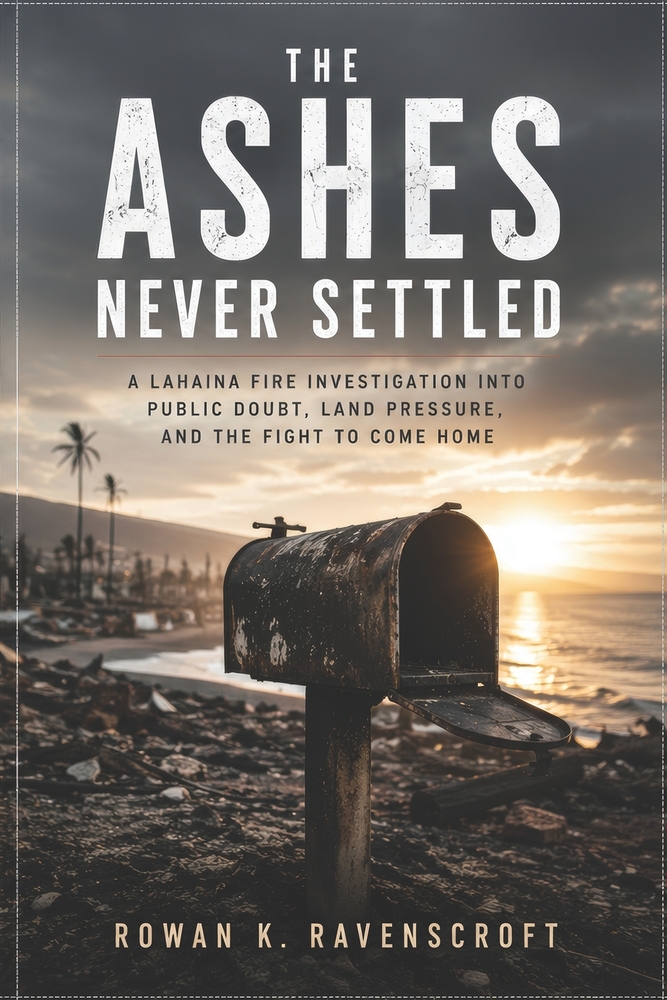 The Ashes Never Settled: A Lahaina Fire Investigation into Public Doubt, Land Pressure, and the Fight to Come Home cover