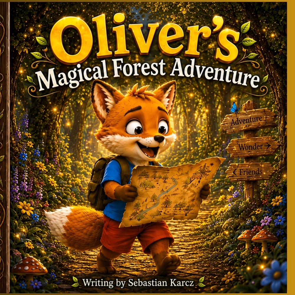 Oliver's Magical Forest Adventure: A Heartwarming Children's Story About Friendship, Teamwork, and Forest Adventures cover