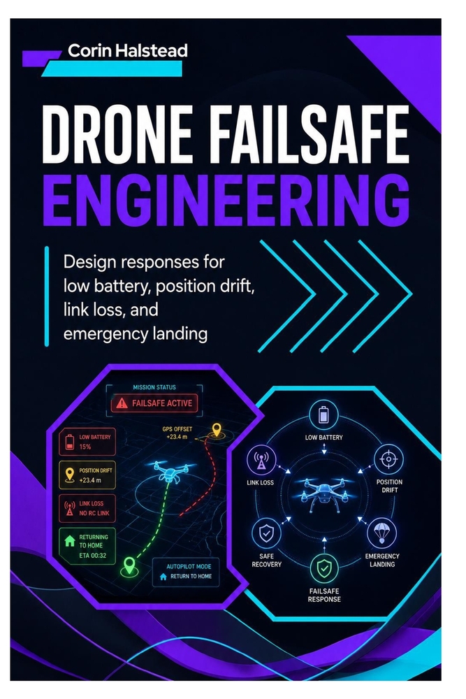 Drone Failsafe Engineering: Design responses for low battery, position drift, link loss, and emergency landing cover