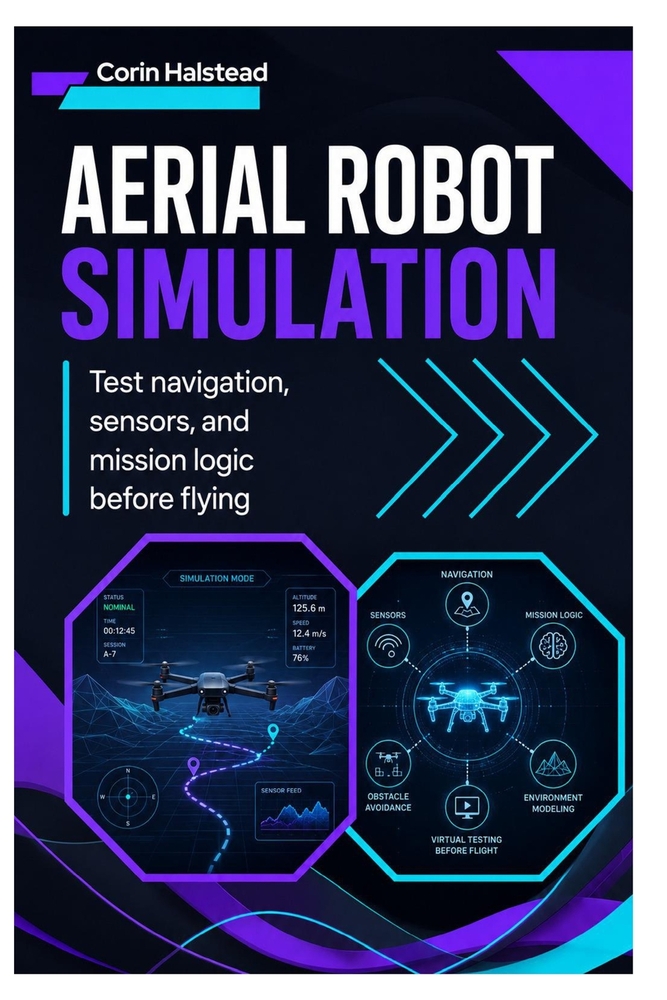 Aerial Robot Simulation: Test navigation, sensors, and mission logic before flying cover