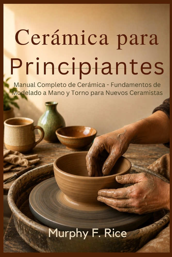 Cerámica para principiantes: Manual Completo de Cerámica - Fundamentos de Modelado a Mano y Torno para Nuevos Ceramistas cover