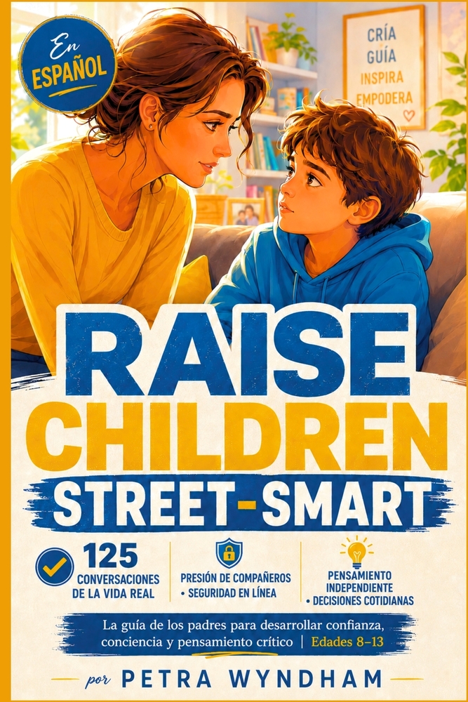 Raise Children Street-Smart En Espa�ol: 125 situaciones de la vida real y conversaciones para desarrollar confianza, pensamiento independiente y segur cover