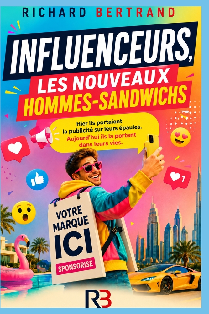 Influenceurs, Les Nouveaux Hommes-Sandwichs: Hier ils portaient la publicité sur leurs épaules. Aujourd'hui ils la portent dans leurs vies. cover