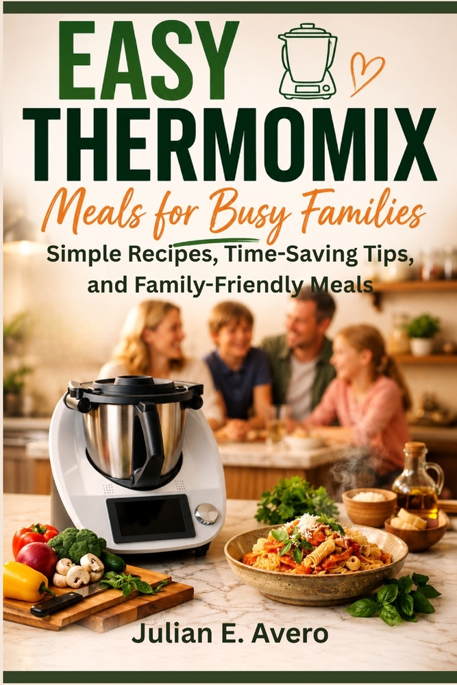 Easy Thermomix Meals for Busy Families: Simple Recipes, Time-Saving Tips, and Family-Friendly Meals cover