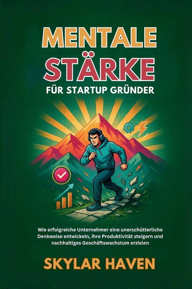 Mentale Stärke für Startup Gründer: Wie erfolgreiche Unternehmer eine unerschütterliche Denkweise entwickeln, ihre Produktivität steigern und nachhalt cover