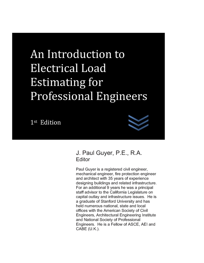 An Introduction to Electrical Load Estimating for Professional Engineers cover