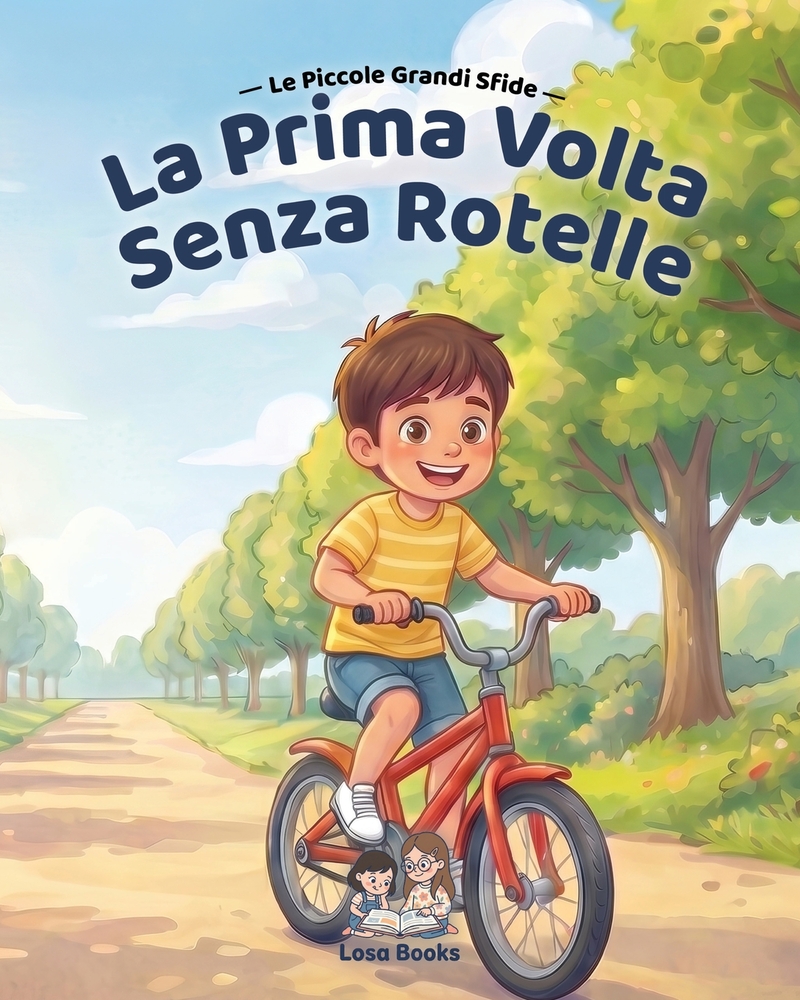 La prima volta senza rotelle: Una storia per acquisire fiducia e pedalare da soli cover