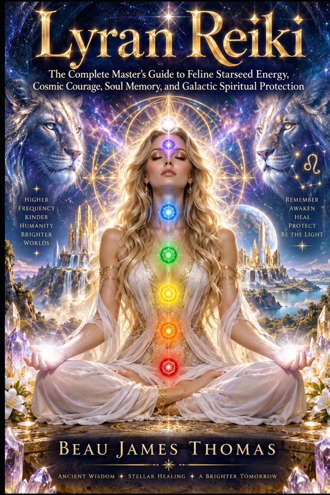 Lyran Reiki: The Complete Master's Guide to Feline Starseed Energy, Cosmic Courage, Soul Memory, and Galactic Spiritual Protection cover