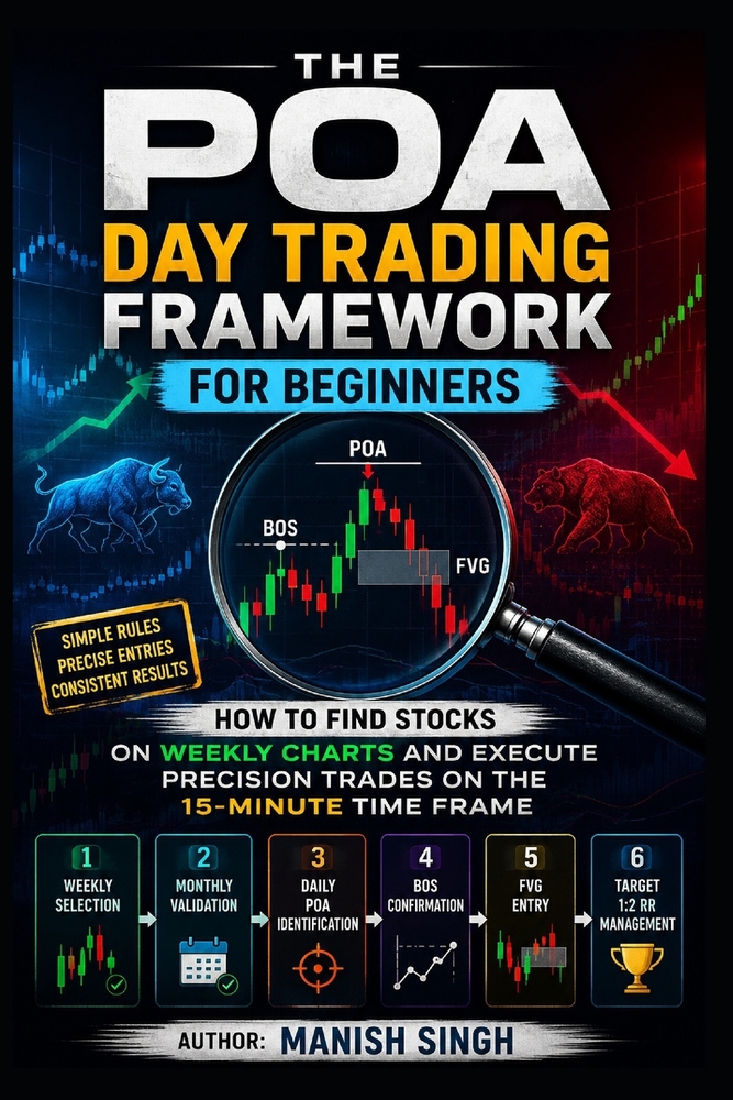 The Poa Day Trading Framework for Beginners: How to Find Stocks on Weekly Charts and Execute Precision Trades on the 15-Minute Time Frame cover