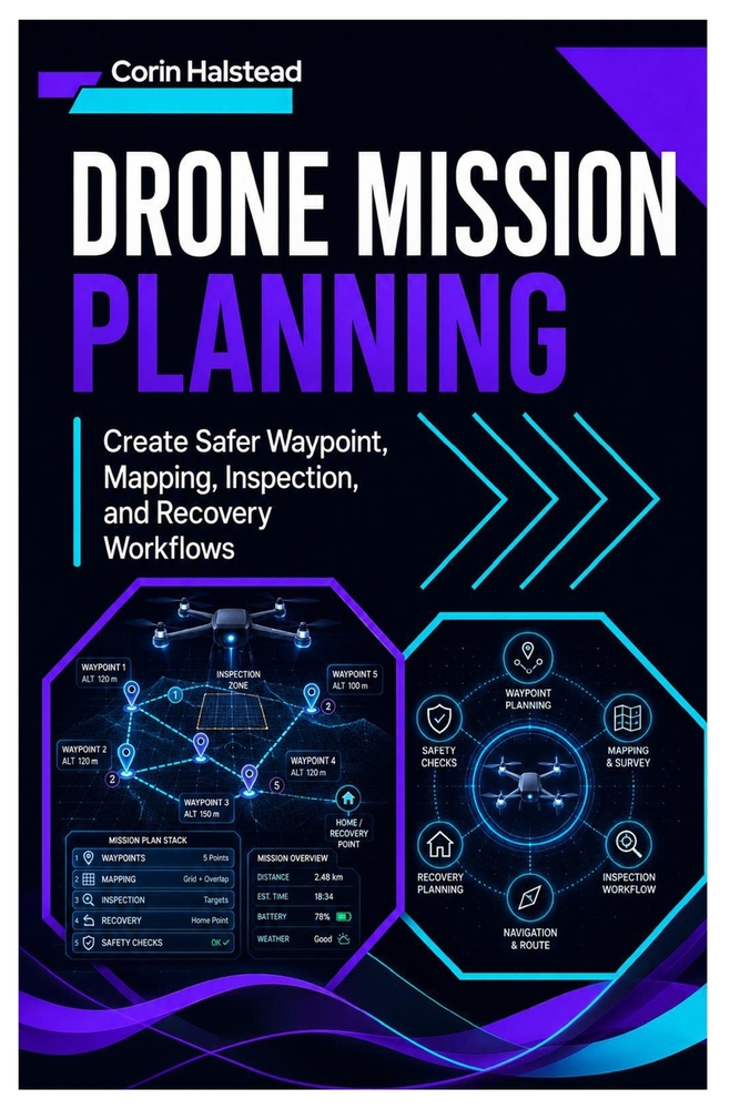 Drone Mission Planning: Create Safer Waypoint, Mapping, Inspection, and Recovery Workflows cover