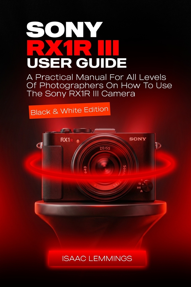 Sony Rx1r III User Guide: A Practical Manual for All Levels of Photographers on How to Use the Sony Rx1r III Camera (Black and White Edition) cover