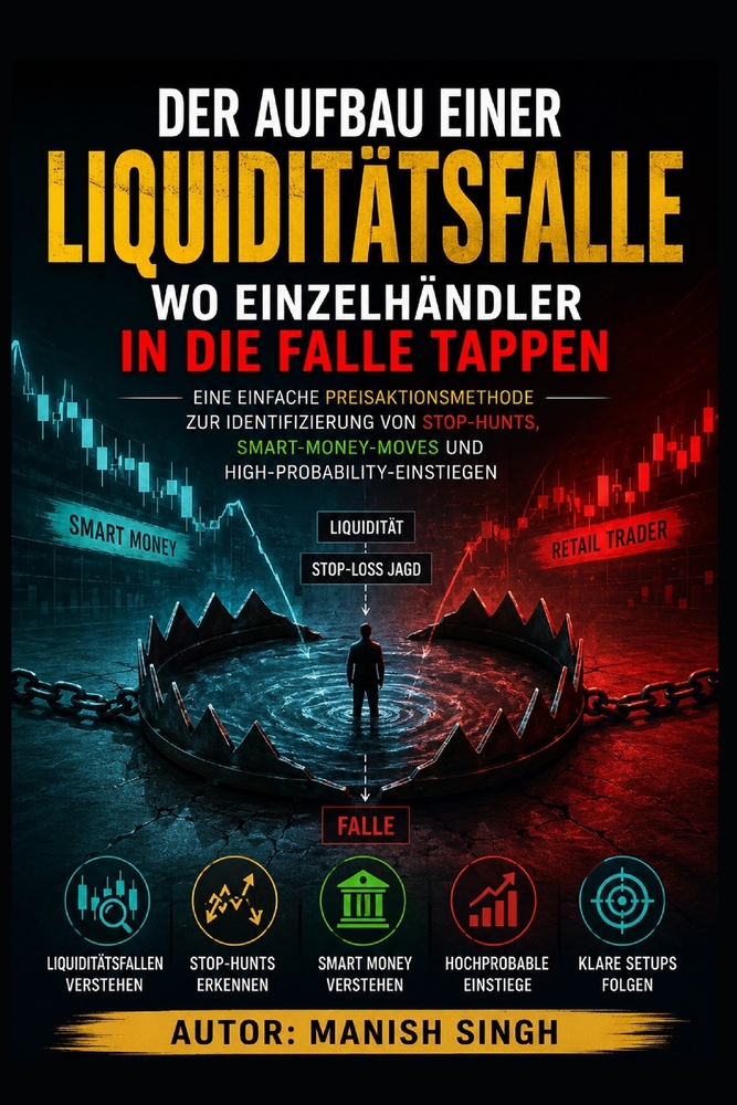 Der Aufbau einer Liquiditätsfalle: Wo Einzelhändler in die Falle tappen: Eine einfache Preisaktionsmethode zur Identifizierung von Stop-Hunts, Smart-M cover