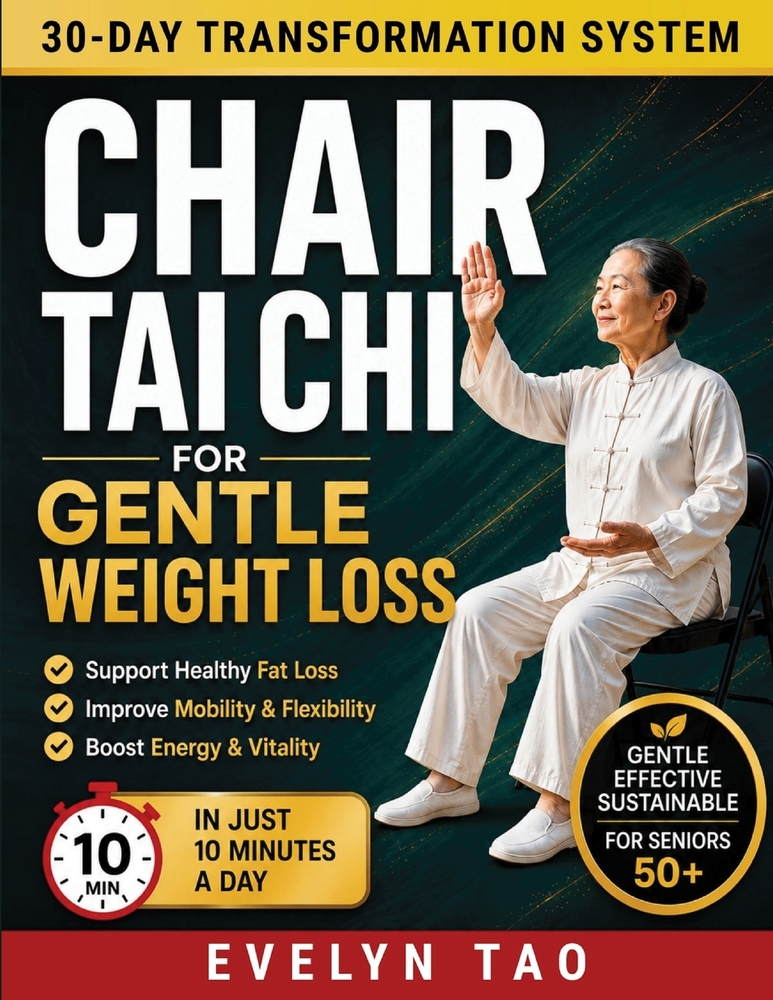 Chair Tai CHI for Gentle Weight Loss: 30-Day Low-Impact Program to Improve Mobility, Balance, Energy & Healthy Fat Loss cover