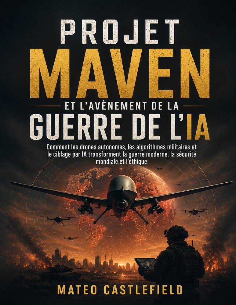 Projet Maven Et l'Avènement de la Guerre de l'Ia: Comment les drones autonomes, les algorithmes militaires et le ciblage par IA transforment la guerre cover