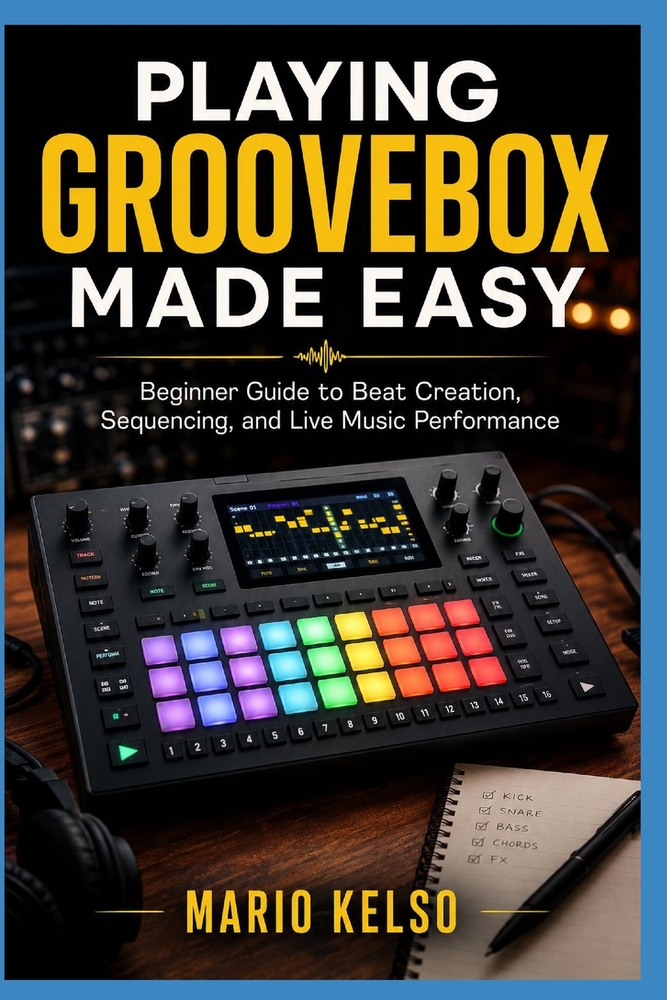 Playing Groovebox Made Easy: Beginner Guide to Beat Creation, Sequencing, and Live Music Performance cover