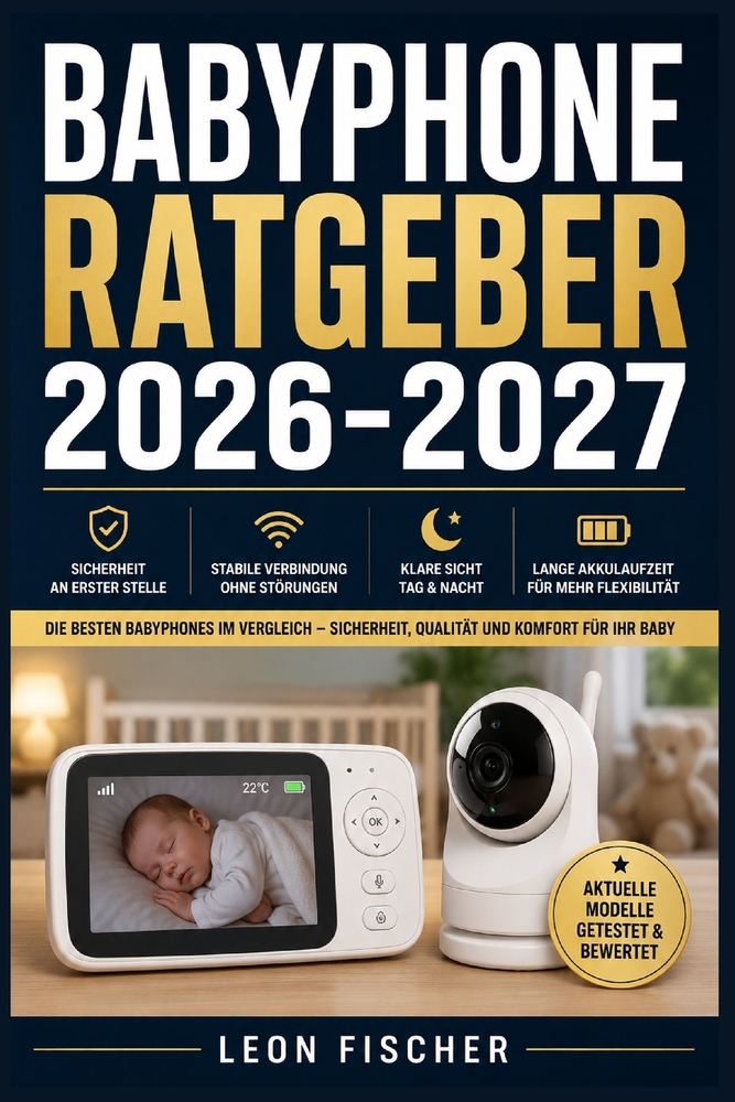 Babyphone Ratgeber 2026-2027: Vollständiges Einrichtungshandbuch mit Schritt-für-Schritt Anleitungen, Fehlersuche und Sicherheitstipps - Für werdende cover
