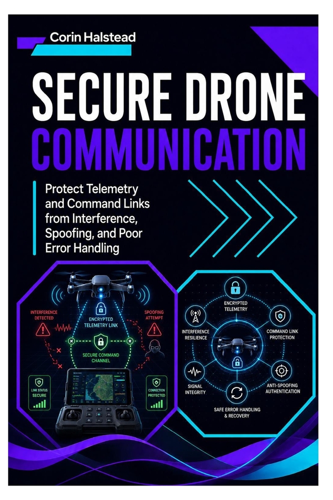 Secure Drone Communication: Protect Telemetry and Command Links from Interference, Spoofing, and Poor Error Handling cover