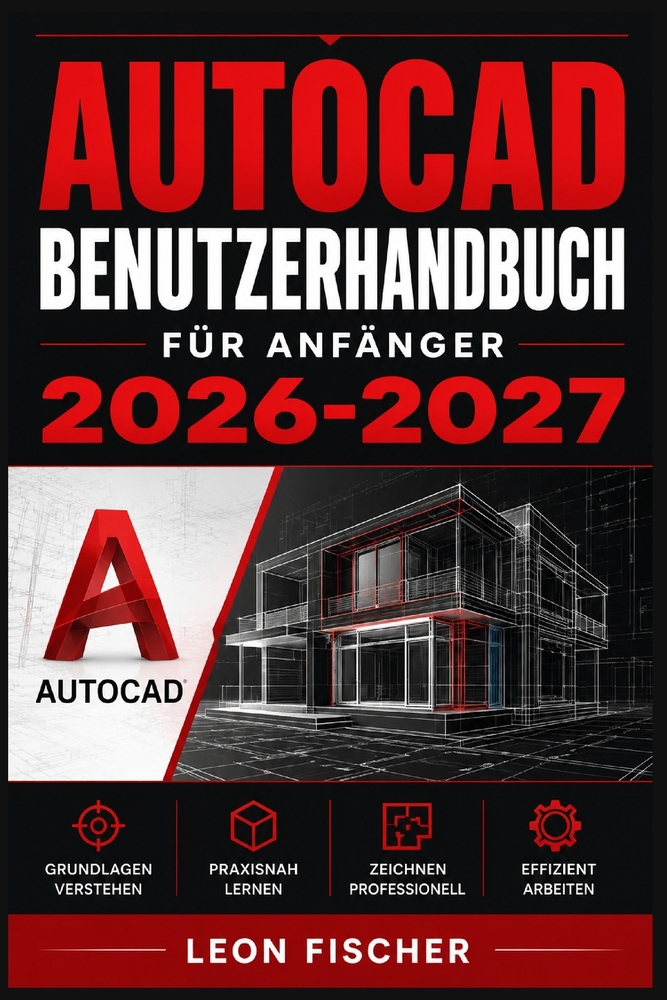 AutoCAD Benutzerhandbuch für Anfänger 2026-2027: Schritt für Schritt zur ersten technischen Zeichnung - Werkzeuge, Befehle und Praxisübungen verständl cover
