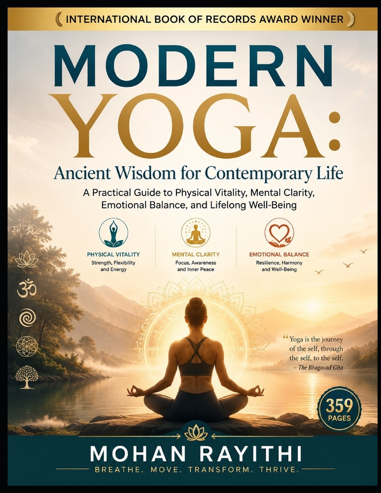 Modern Yoga: Ancient Wisdom for Contemporary Life: A Practical Guide to Physical Vitality, Mental Clarity, Emotional Balance, and Lifelong Well-Being cover