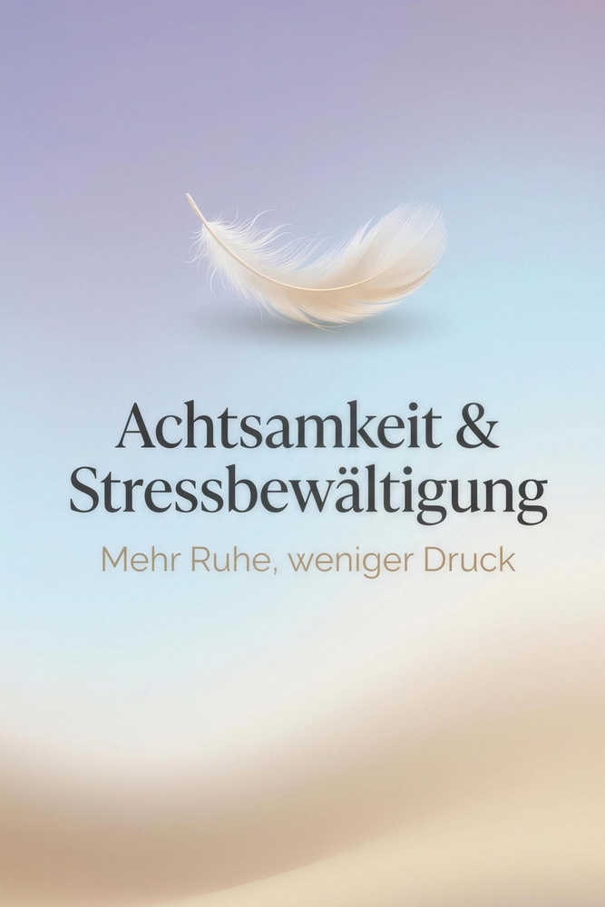 Achtsamkeit & Stressbewältigung im Alltag: Praktische Übungen, Atemtechniken und Routinen für mehr Ruhe, weniger Druck und einen klareren Kopf cover