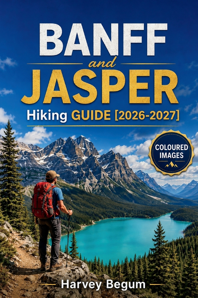 BANFF and JASPER Hiking Guide 2026-2027: Lake Louise, Moraine Lake, and Icefields Parkway with Trail Maps, Wildlife Tips, and Day Itineraries cover