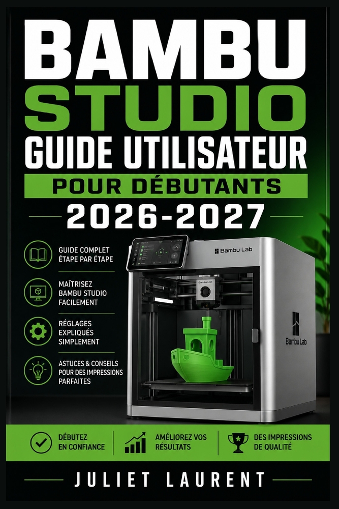 Bambu Studio Guide Utilisateur pour Débutants 2026-2027: Maîtrisez la Fabrication Additive: Prise en Main, Calibration et Astuces pour Réussir Chaque cover