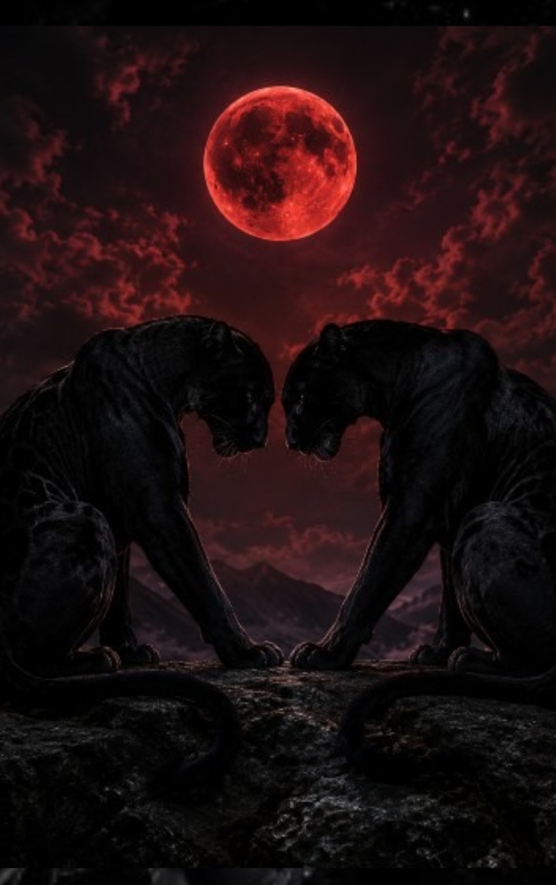 Where Two Shadows Touch: A Blood Moon Panther Journal cover