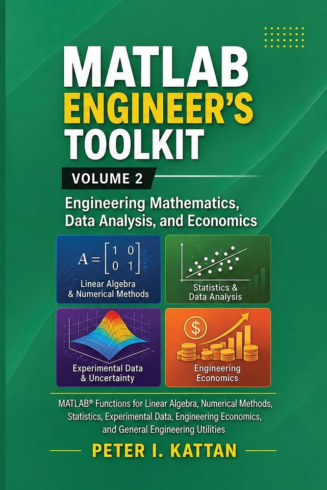 MATLAB Engineer's Toolkit: Volume 1 - Fundamental Engineering Calculations: MATLAB(R) Functions for Geometry, Unit Conversions, Temperature, and Basic cover