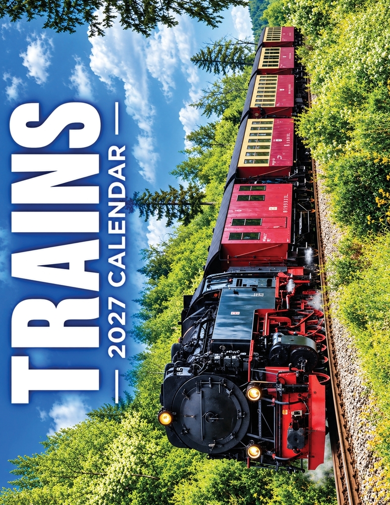 Trains 2027 Calendar cover