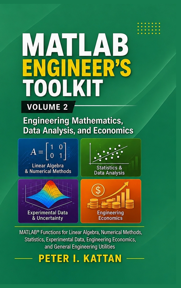MATLAB Engineer's Toolkit: Volume 1 - Fundamental Engineering Calculations: MATLAB(R) Functions for Geometry, Unit Conversions, Temperature, and Basic cover