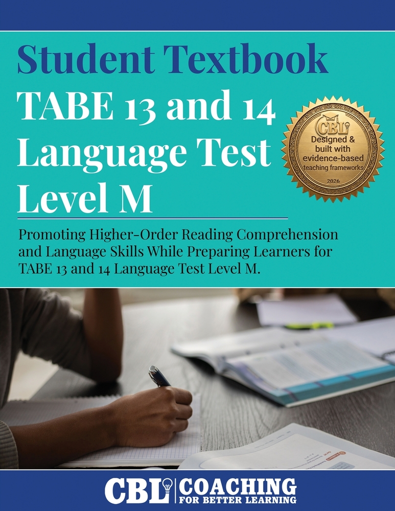 Student Textbook: TABE 13 and 14 Language Test Level A cover